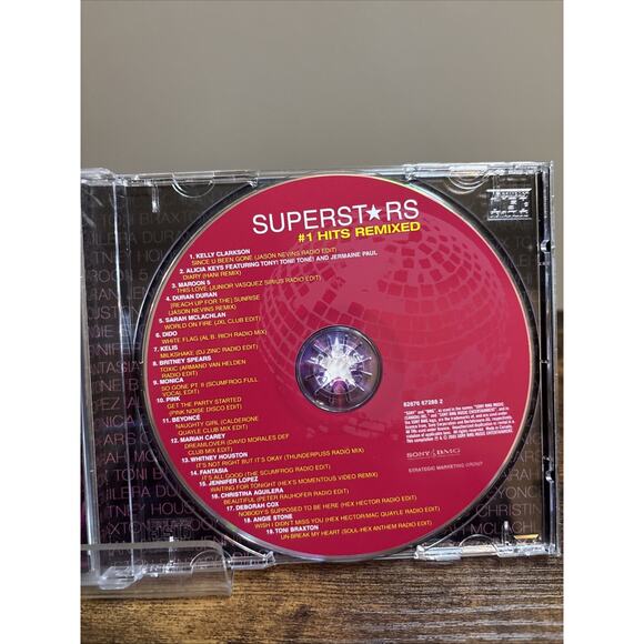 Superstars #1 Hits Remixed CD 2009 Dance Pop Britney Spears Beyonce Rihanna READ - Picture 4 of 5